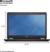 Dell Latitude E7470 14-calowy laptop, Core i5-6300U 2,4 GHz, 8 GB RAM, 256 GB SSD, Windows 10 Pro 64-bitowy (odnowiony)