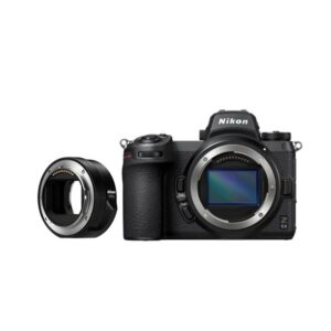 NIKON Z6 II + FTZ II – widok frontowy w kolorze czarnym